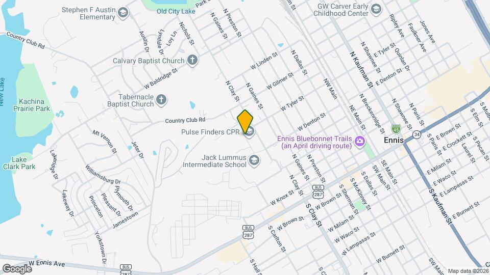 715 W Tyler St Map and Location Details