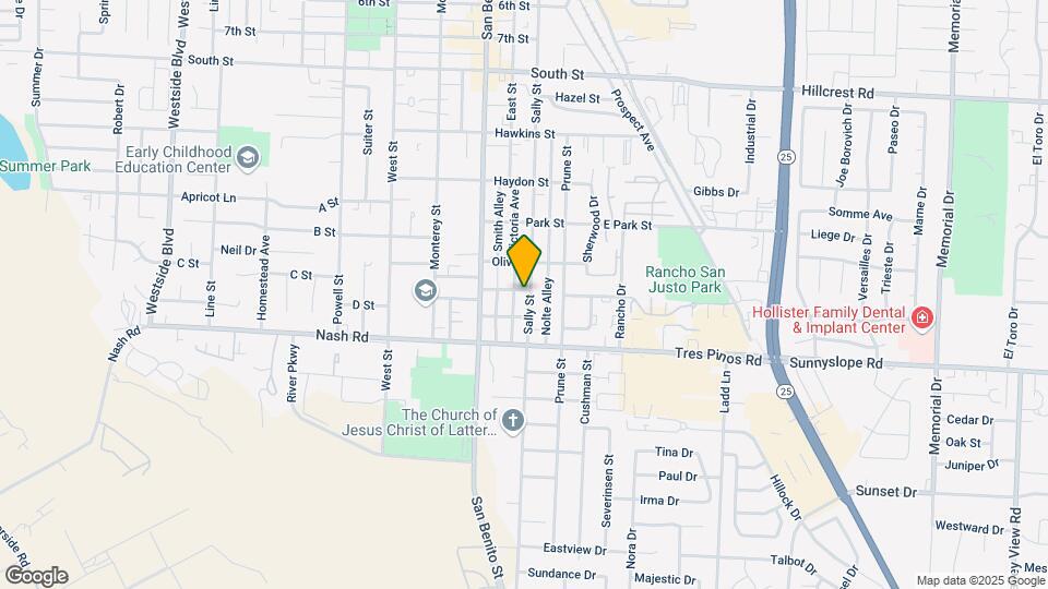1306 Sally St Map and Location Details