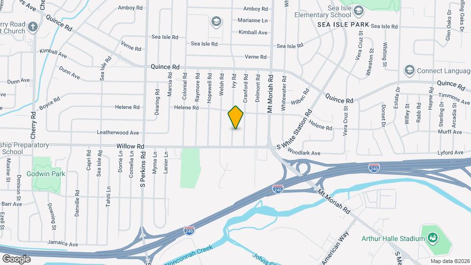 1648 Ivy Rd Map and Location Details