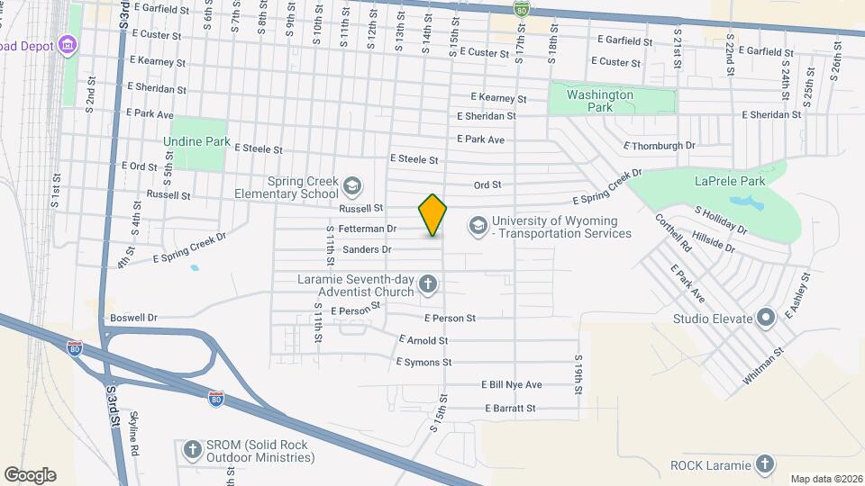 1419 Sanders Dr Mapa y Detalles de la Ubicación