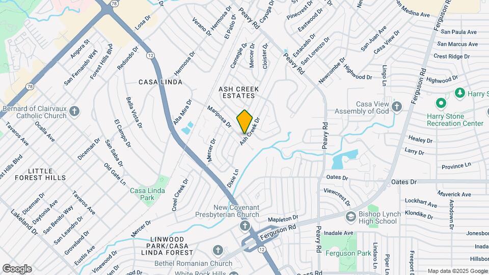 1771 Mariposa Dr Map and Location Details