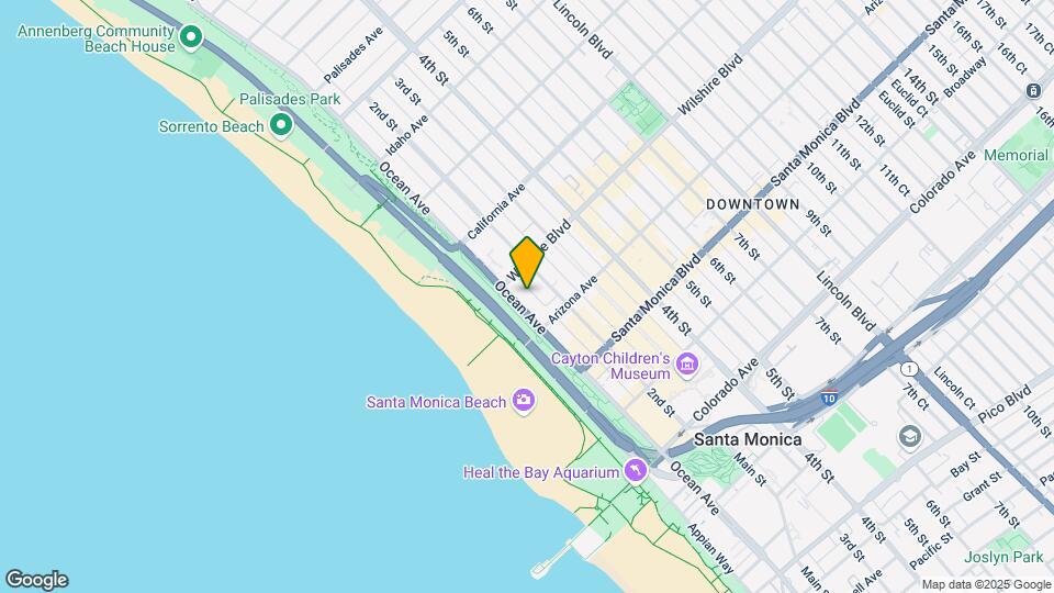 1221 Ocean Avenue Mapa y Detalles de la Ubicación