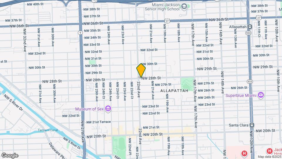 2061 NW 27th St Map and Location Details