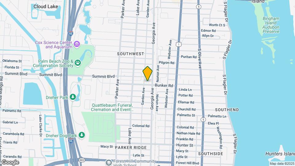 627 Bunker Rd Map and Location Details