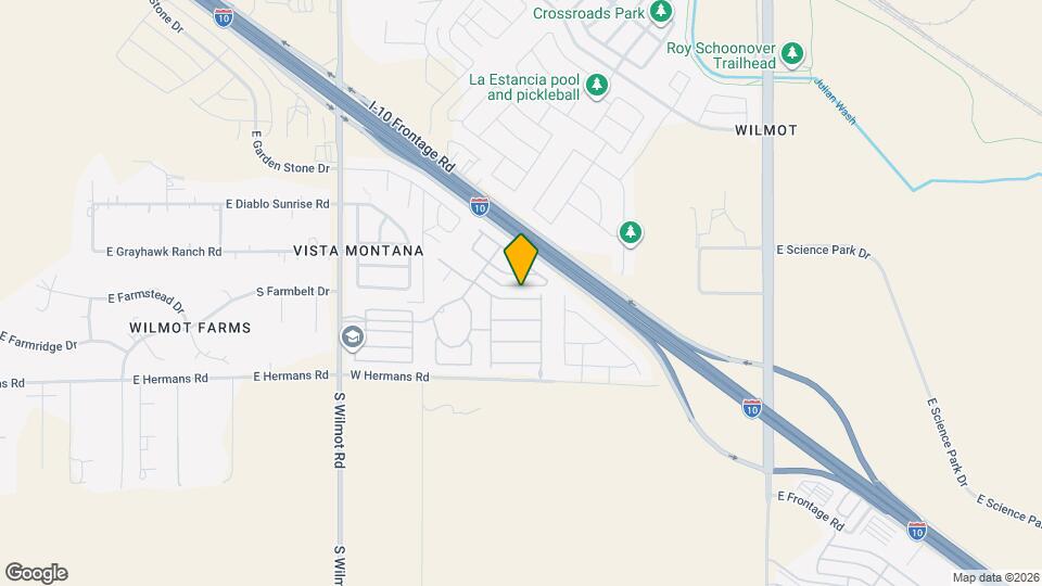 6641 E Cooperstown Dr Map and Location Details