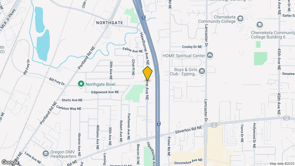 3760 Hawthorne Ave NE Map and Location Details