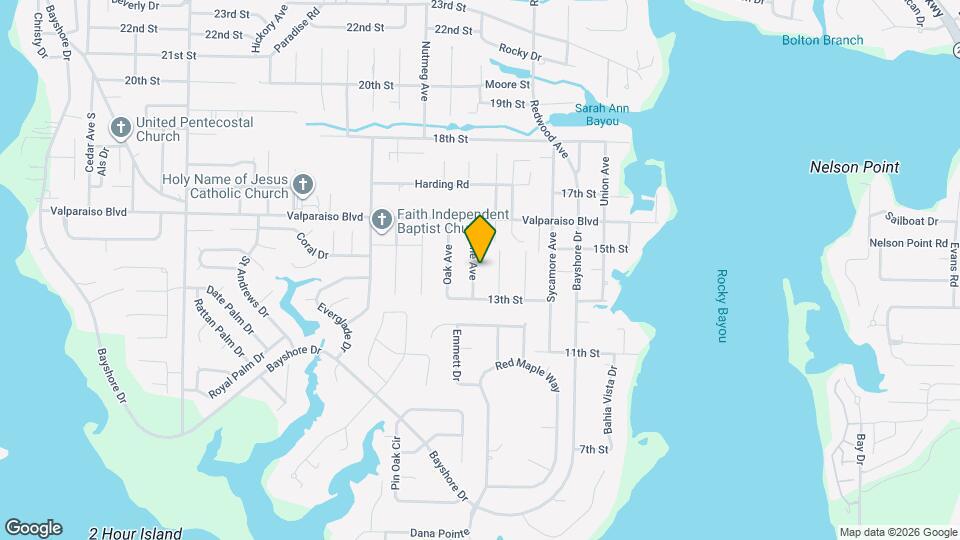 1719 Pine Ave Map and Location Details