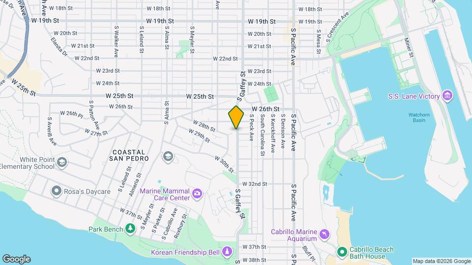 2793 S Gaffey St, Unit 2793 Map and Location Details