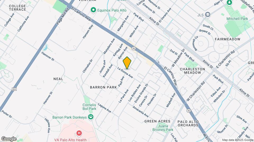 3793 La Donna Ave Map and Location Details