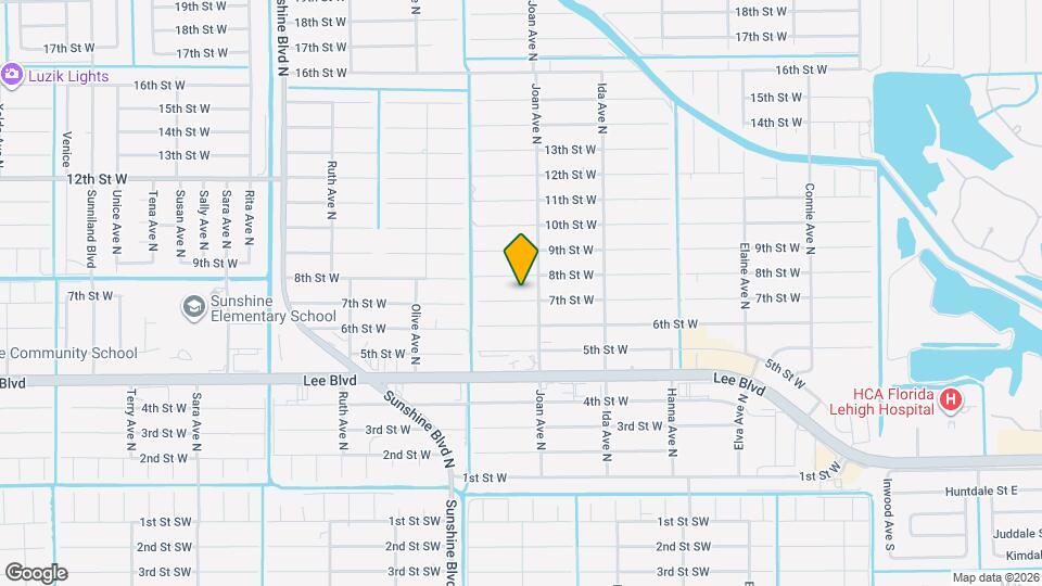 3004 7th St W Map and Location Details