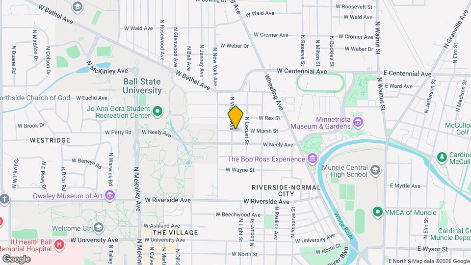 1125 W Marsh St Map and Location Details