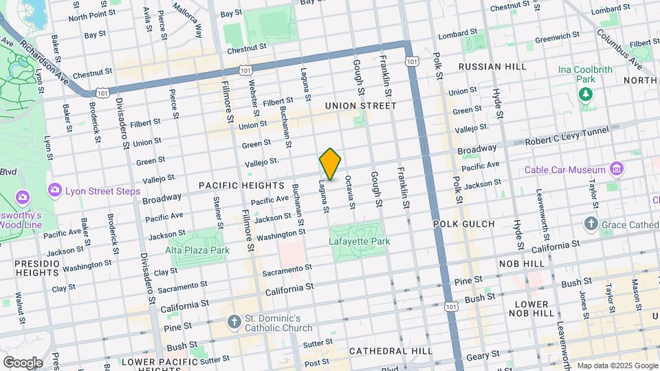2070 Pacific Ave Map and Location Details