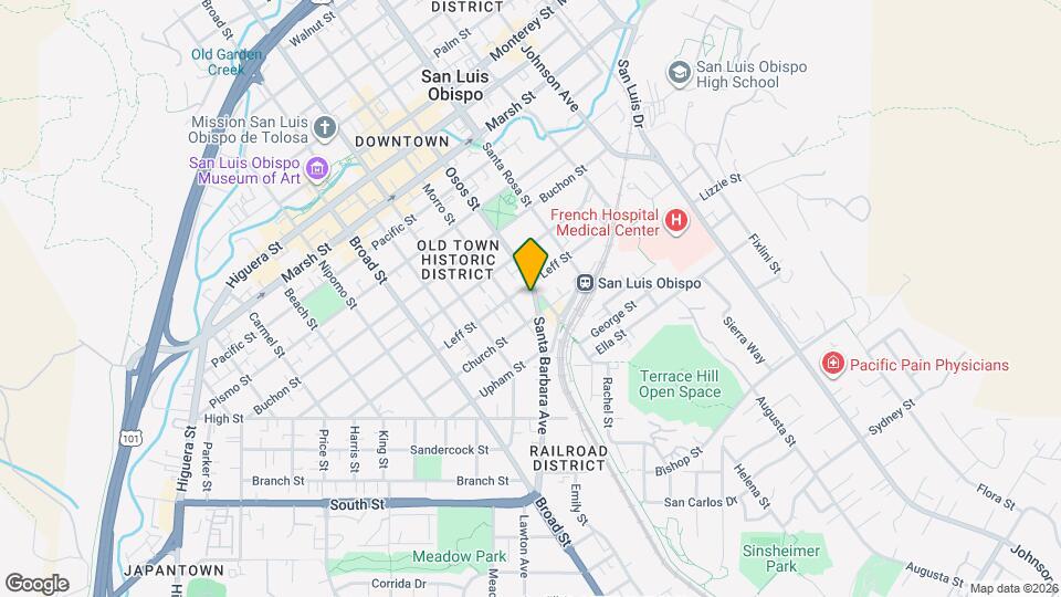 1725 Santa Barbara Ave Map and Location Details