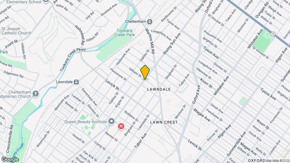 6515 Rising Sun Ave Map and Location Details