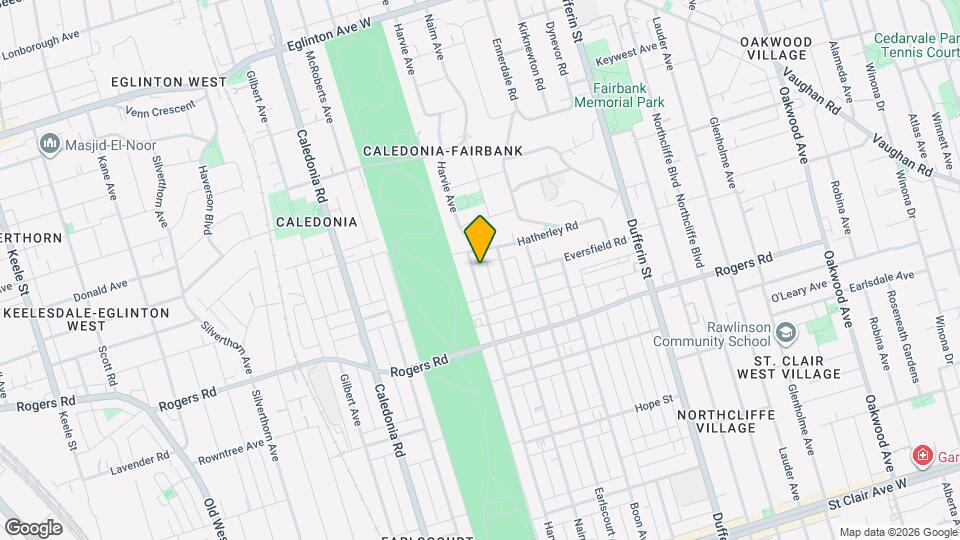 315 Harvie Ave Map and Location Details