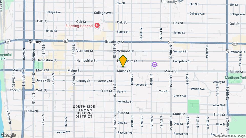1235 Maine St Map and Location Details