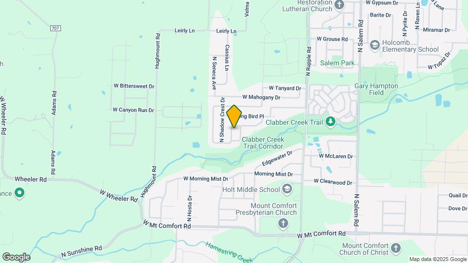 2610 N Brush Creek Dr Map and Location Details