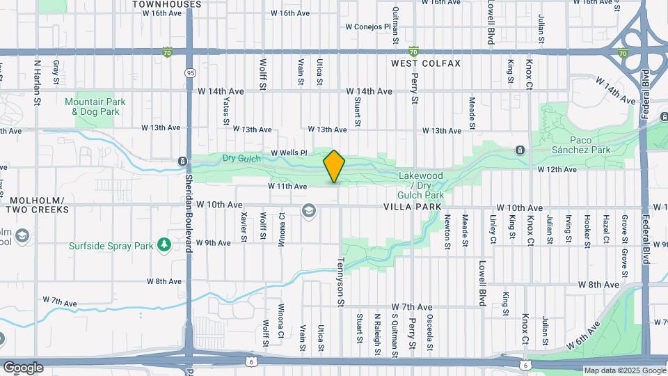 4416-4422 W 11th Ave Map and Location Details