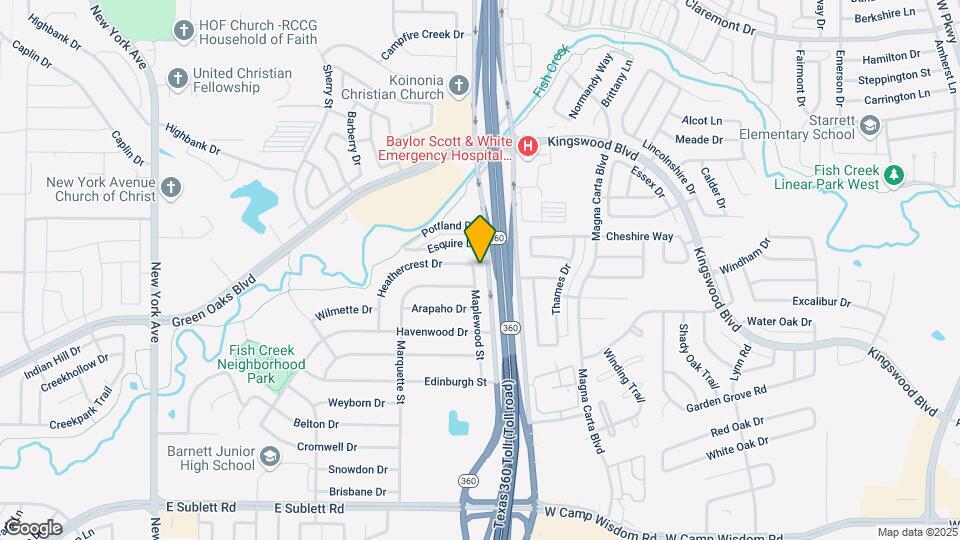5505 Maplewood St Map and Location Details