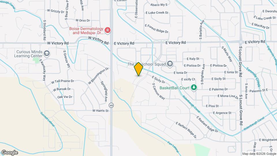 3626 S Natural Wy Map and Location Details