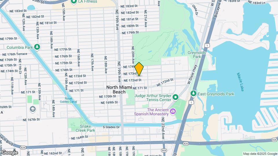 2039 NE 172nd St Map and Location Details