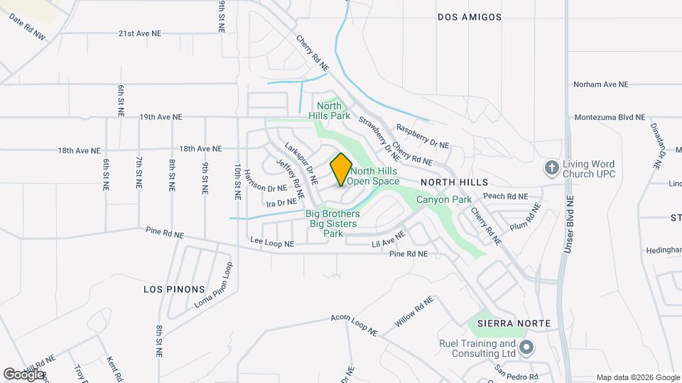 1409 Alder Dr NE Map and Location Details