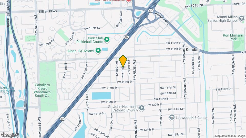 11399 SW 108th Ave Map and Location Details