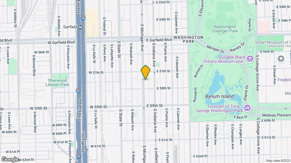 5741 S Michigan Ave Map and Location Details