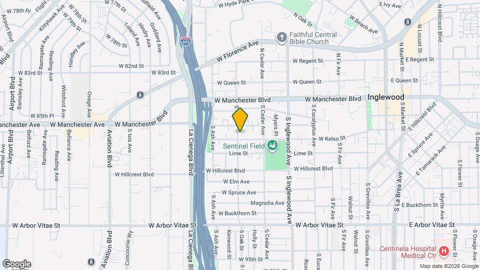 547 W Kelso St Map and Location Details