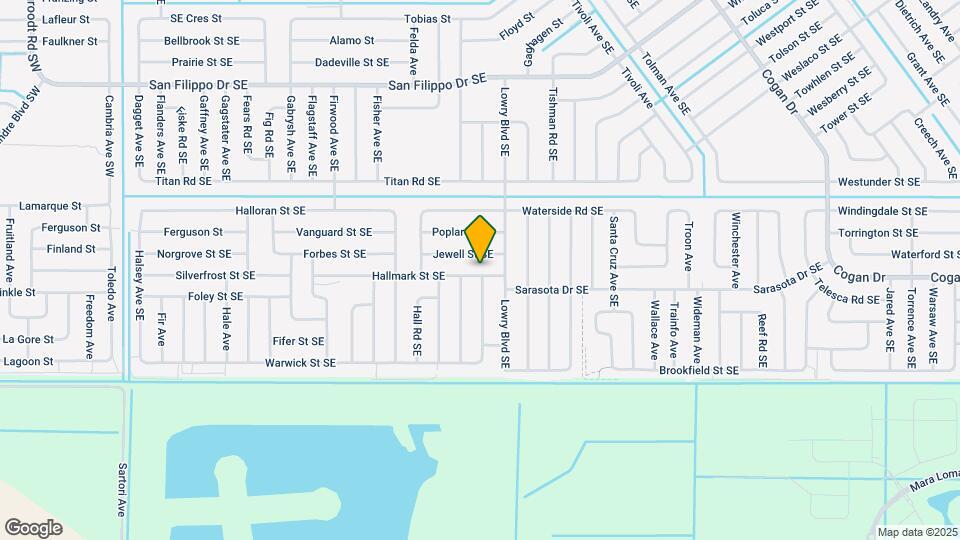 581 Hallmark St SE Map and Location Details