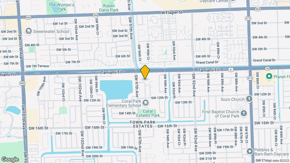 9591 SW 9th Terrace Map and Location Details