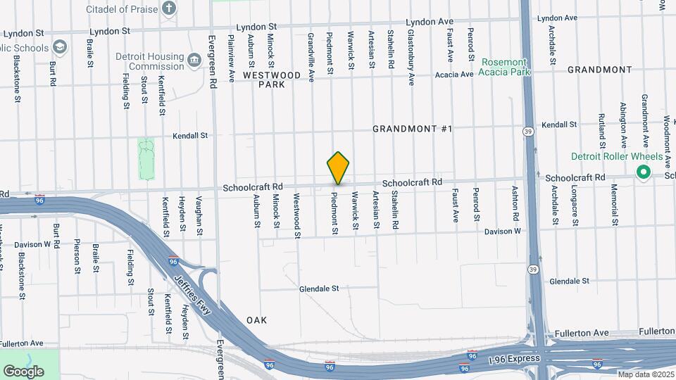 Schoolcraft Apartments Map and Location Details
