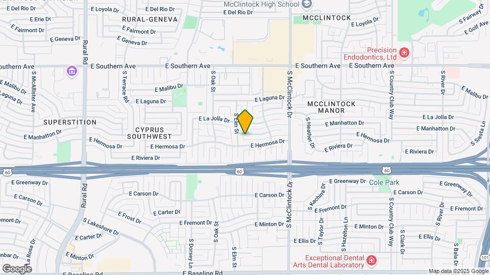3726 S Juniper St Map and Location Details