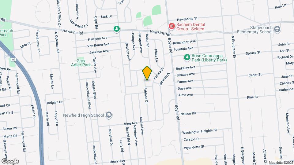 9 Fairlane Dr Map and Location Details