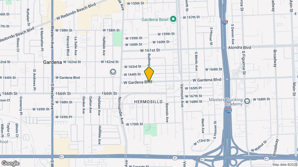 Gardena Commons Map and Location Details