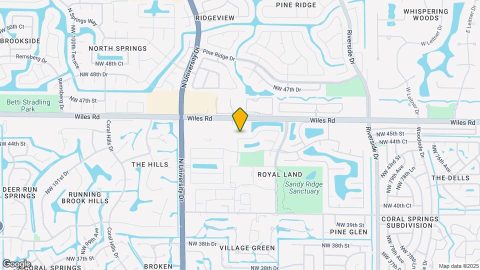 8985 NW 45th Ct Map and Location Details