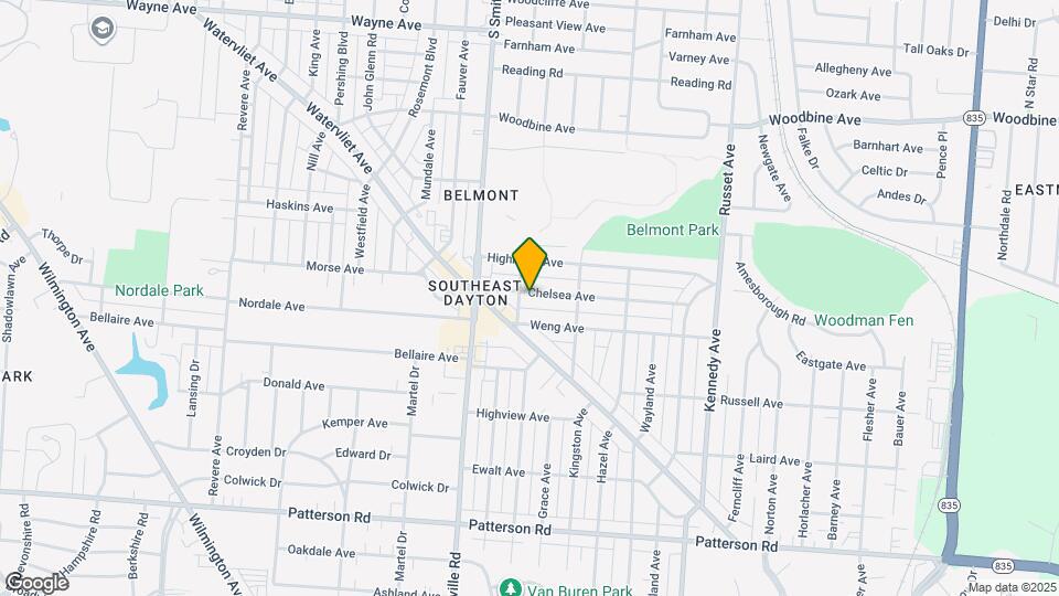 910 Chelsea Ave Map and Location Details