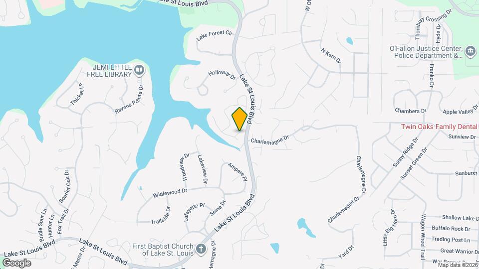 611 Lakewood Dr Map and Location Details