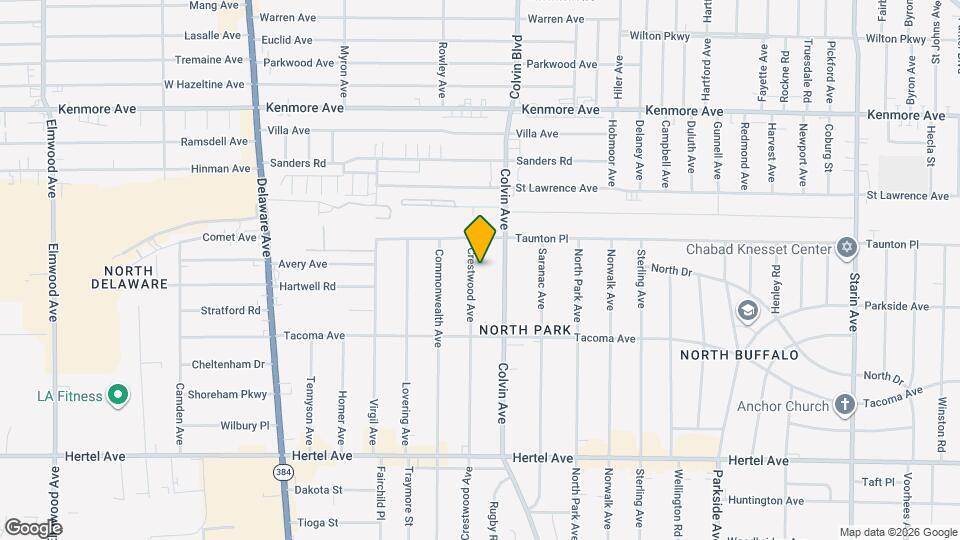 311 Crestwood Ave, Unit Unit 2 Map and Location Details