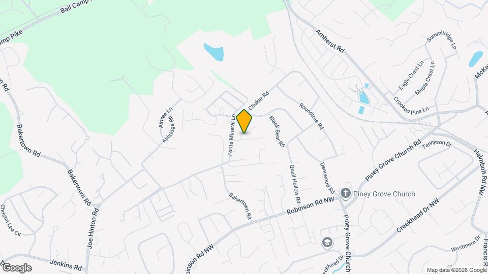 6406 Granite Hill Ln Map and Location Details