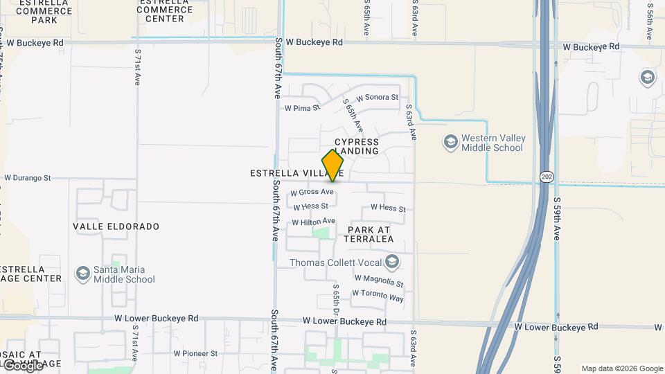 6512 W Gross Ave Mapa y Detalles de la Ubicación
