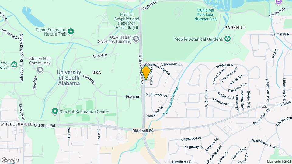 308 N University Blvd Map and Location Details