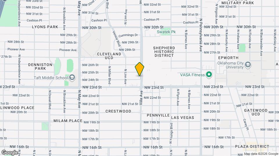 2501 NW 24th St Map and Location Details