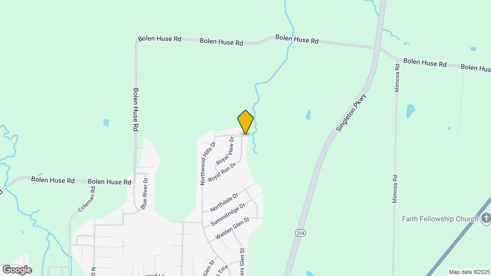 4734 Waterfront Oak Dr Mapa y Detalles de la Ubicación