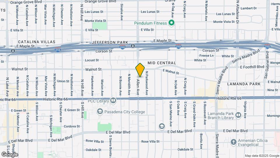 132 N Allen Ave Mapa y Detalles de la Ubicación