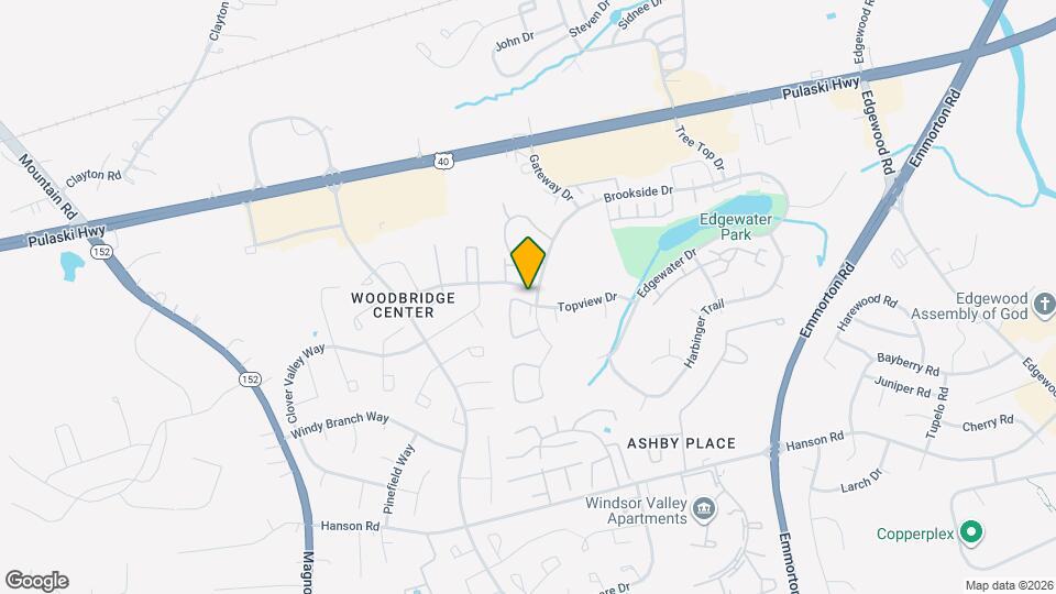 1701 Fountain Rock Way Map and Location Details