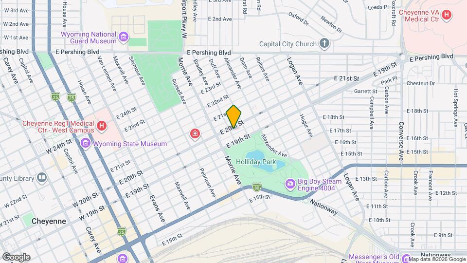 1919 Bradley Ave Mapa y Detalles de la Ubicación