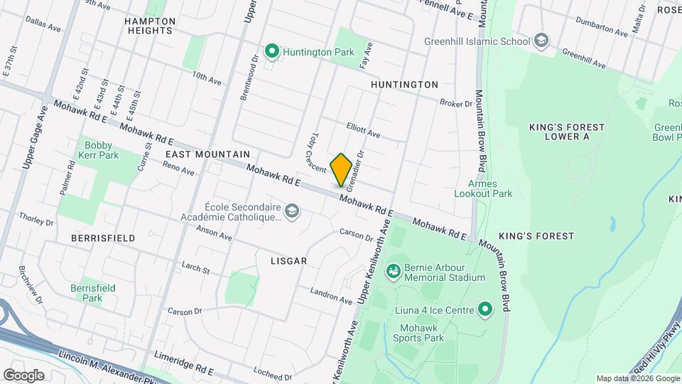 1017 Mohawk Rd E Map and Location Details