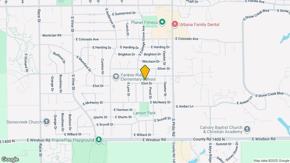 2103 Pond St Map and Location Details