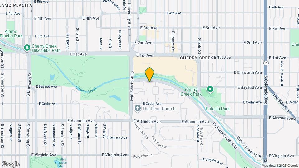 2500 E Cherry Creek S Dr Map and Location Details